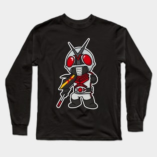 Kamen Rider X Chibi Style Kawaii Long Sleeve T-Shirt